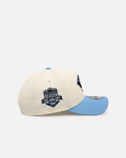 New Era Utah Mammoth 'Team Color Visor' 9FORTY A-Frame Snapback Chrome/Official Team Color