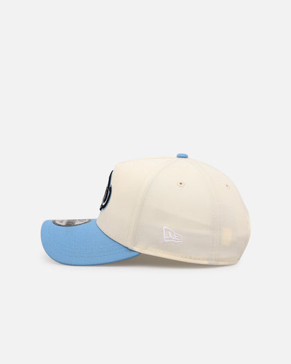New Era Utah Mammoth 'Team Color Visor' 9FORTY A-Frame Snapback Chrome/Official Team Color