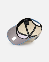 New Era Utah Mammoth 'Team Color Visor' 9FORTY A-Frame Snapback Chrome/Official Team Color