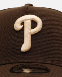 New Era Philadelphia Phillies 'Stay Classy' 9FORTY A-Frame Snapback Walnut