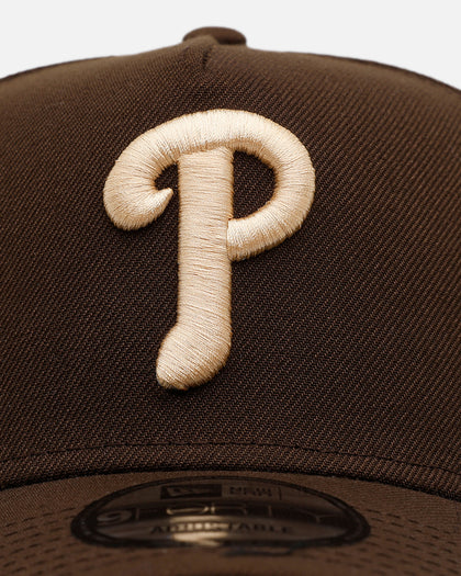New Era Philadelphia Phillies 'Stay Classy' 9FORTY A-Frame Snapback Walnut