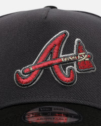 New Era Atlanta Braves 'Stealth 2.0' 9FORTY A-Frame Snapback Graphite