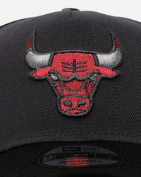 New Era Chicago Bulls 'Stealth 2.0' 9FORTY A-Frame Snapback Graphite