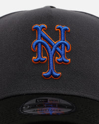 New Era New York Mets 'Stealth 2.0' 9FORTY A-Frame Snapback Graphite