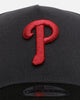 New Era Philadelphia Phillies 'Stealth 2.0' 9FORTY A-Frame Snapback Graphite