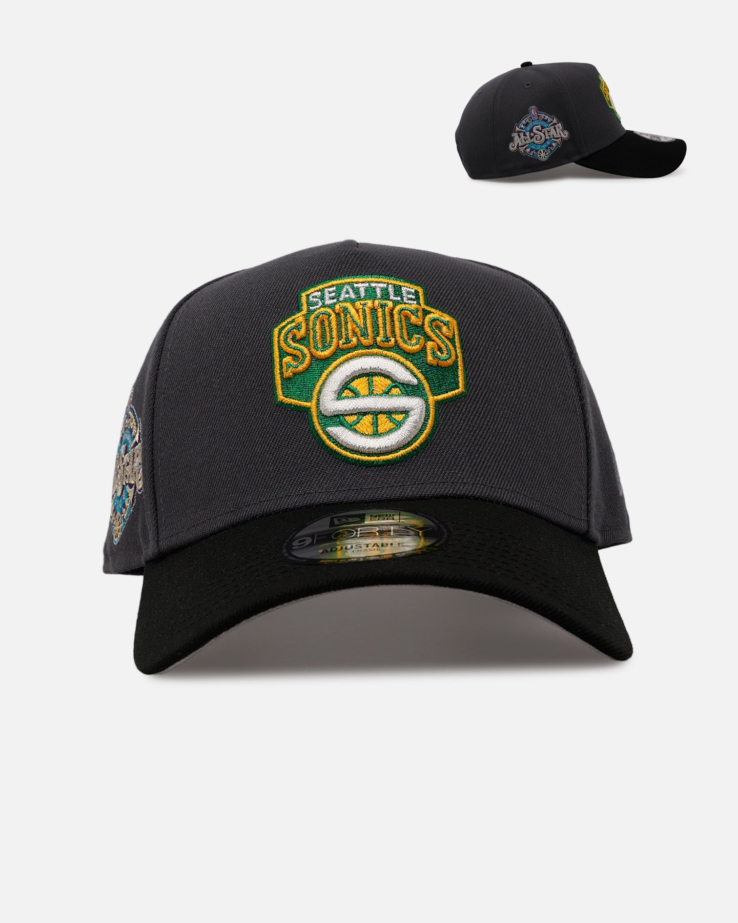 New Era Seattle SuperSonics 'Stealth 2.0' 9FORTY A-Frame Snapback