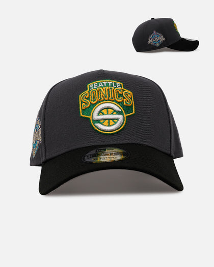 New Era Seattle SuperSonics 'Stealth 2.0' 9FORTY A-Frame Snapback Graphite