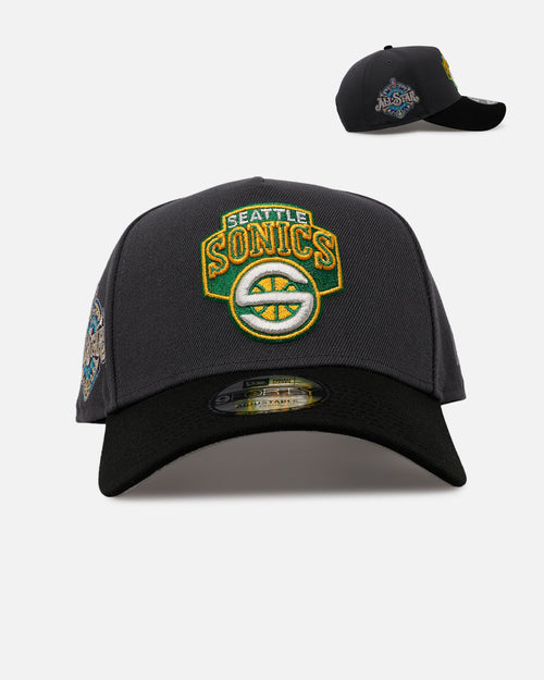 New Era Seattle SuperSonics 'Stealth 2.0' 9FORTY A-Frame Snapback Graphite