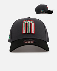 New Era Mexico National Baseball Team 'Stealth 2.0' 9FORTY A-Frame Snapback Graphite
