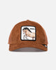 Goorin Bros Diapper Rebel Corduroy Rebel Trucker Snapback Brown