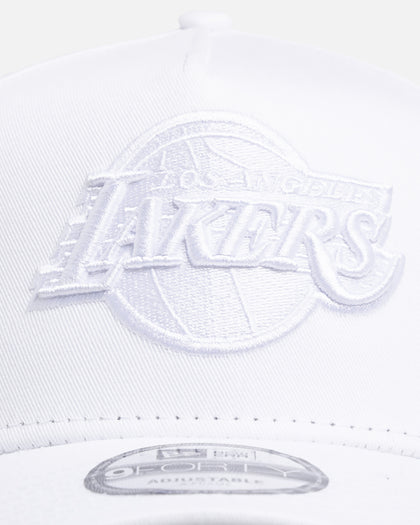 New Era Los Angeles Lakers 'Optic White' 9FORTY A-Frame Snapback Optic White