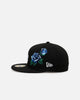 New Era Los Angeles Dodgers 'Blue Rose' 59FIFTY Fitted Black/Blue