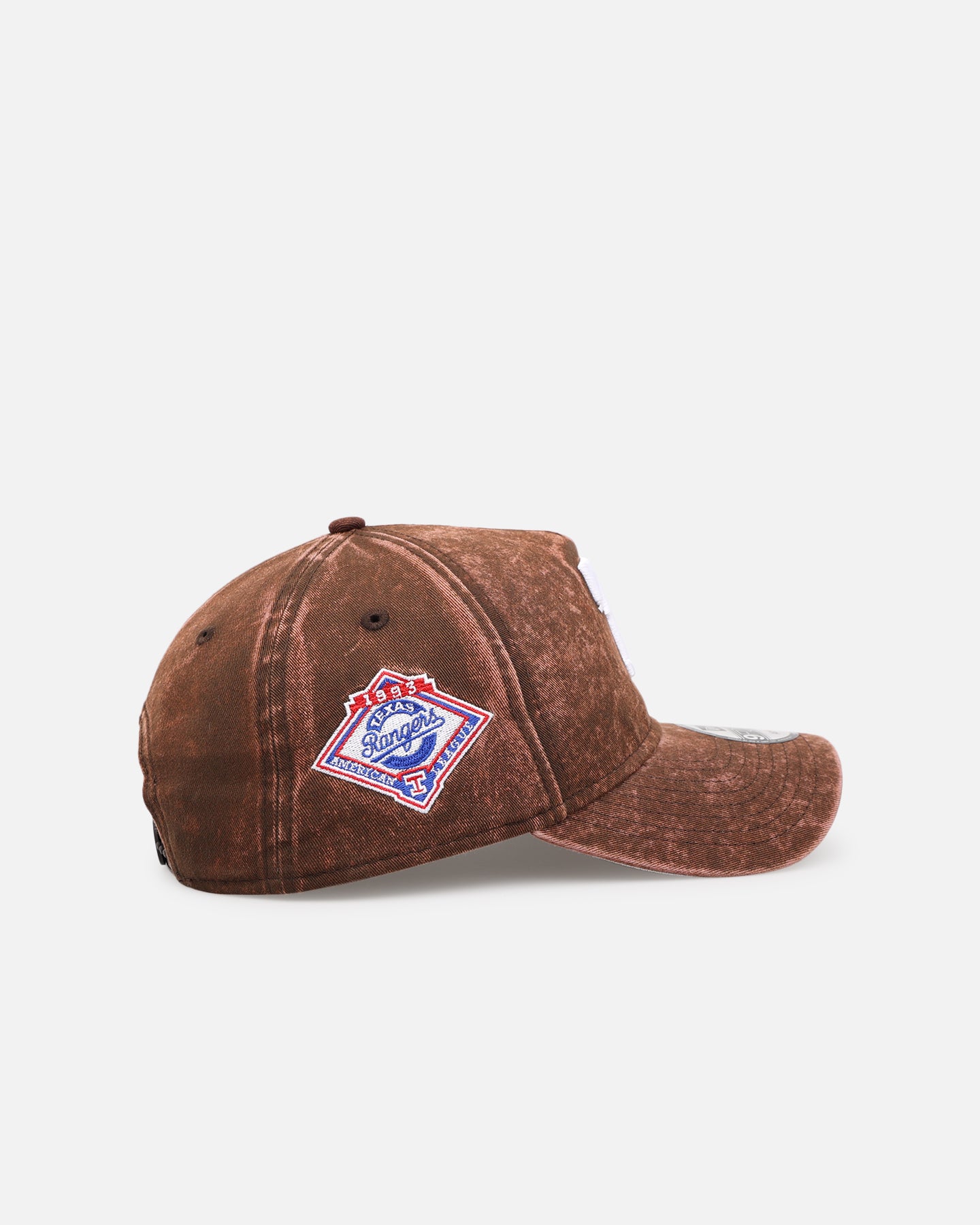 New Era Texas Rangers 'Washed Walnut' 9FORTY A-Frame Snapback