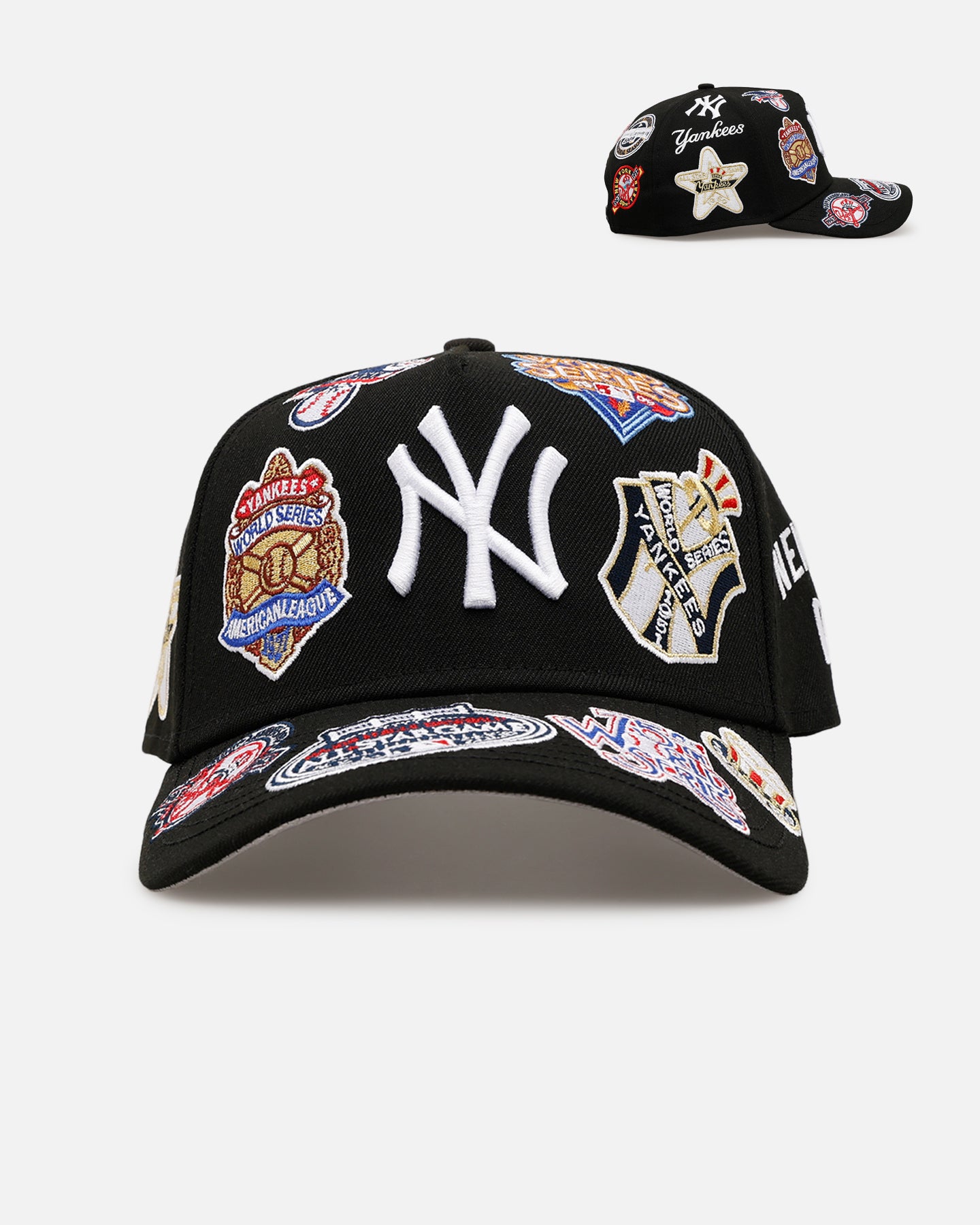 New Era New York Yankees 'All Over Embroidery' 9FORTY A-Frame