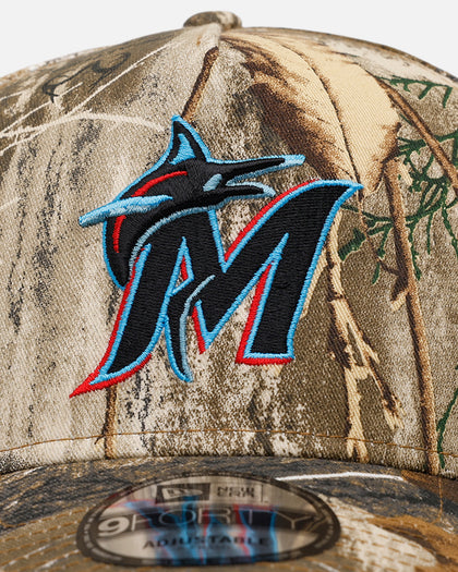 New Era Miami Marlins 'Great Outdoors Part II' 9FORTY A-Frame Snapback Real Tree Camo