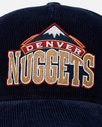 Mitchell & Ness Denver Nuggets 'Vintage Cord' Pro Pinch Snapback Navy