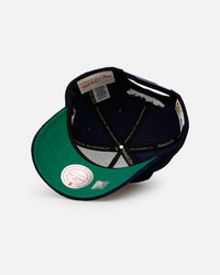 Mitchell & Ness Denver Nuggets 'Vintage Cord' Pro Pinch Snapback Navy