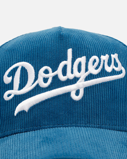 Mitchell & Ness Los Angeles Dodgers 'Vintage Cord' Pro Pinch Snapback Blue