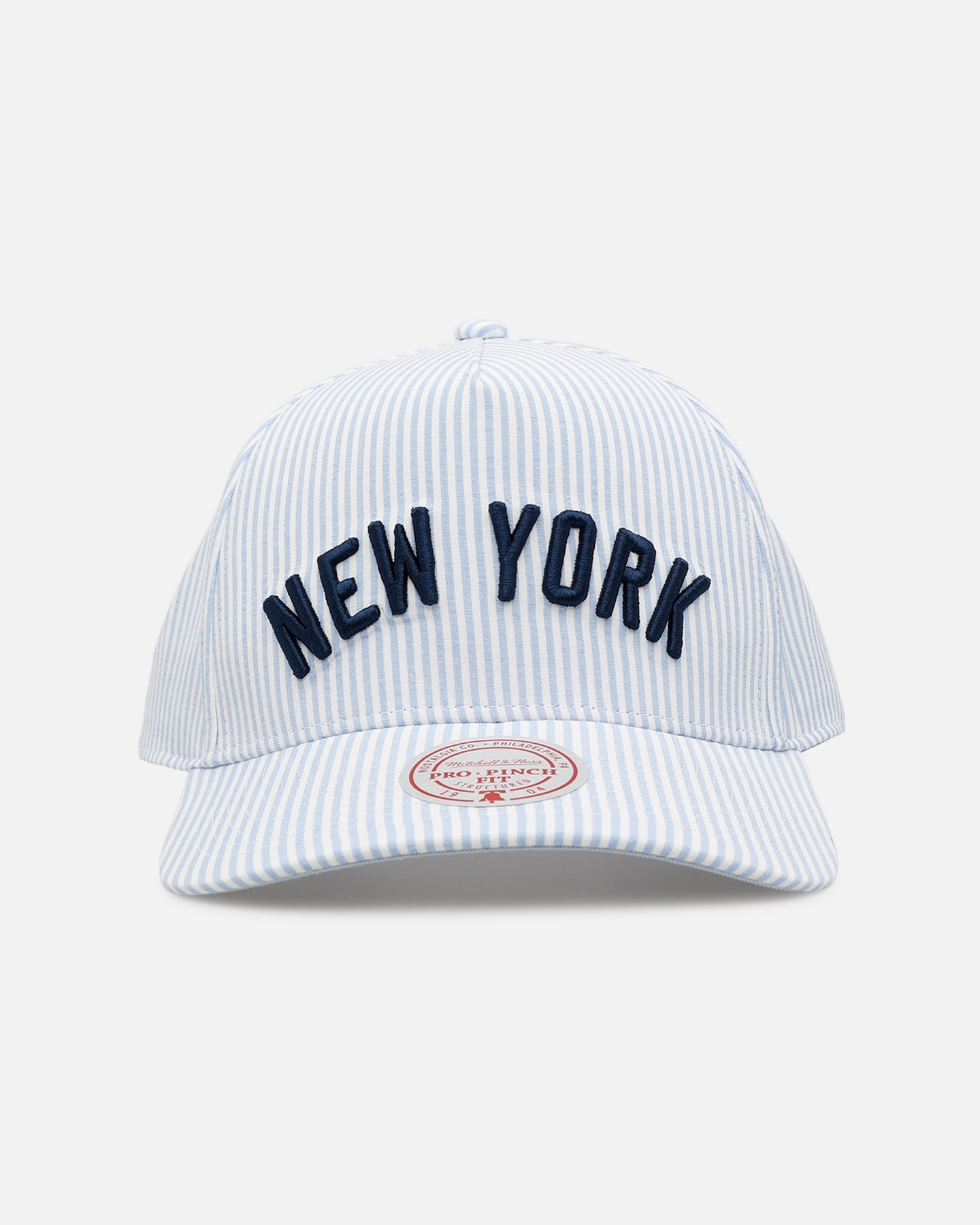 Mitchell & Ness New York Yankees 'Seersucker' Pro Pinch Snapback