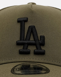New Era Los Angeles Dodgers 'Easy Olive' 9FORTY A-Frame Snapback Olive