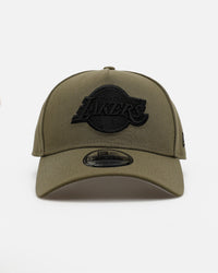 New Era Los Angeles Lakers 'Easy Olive' 9FORTY A-Frame Snapback Olive