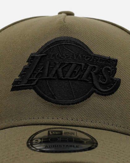 New Era Los Angeles Lakers 'Easy Olive' 9FORTY A-Frame Snapback Olive