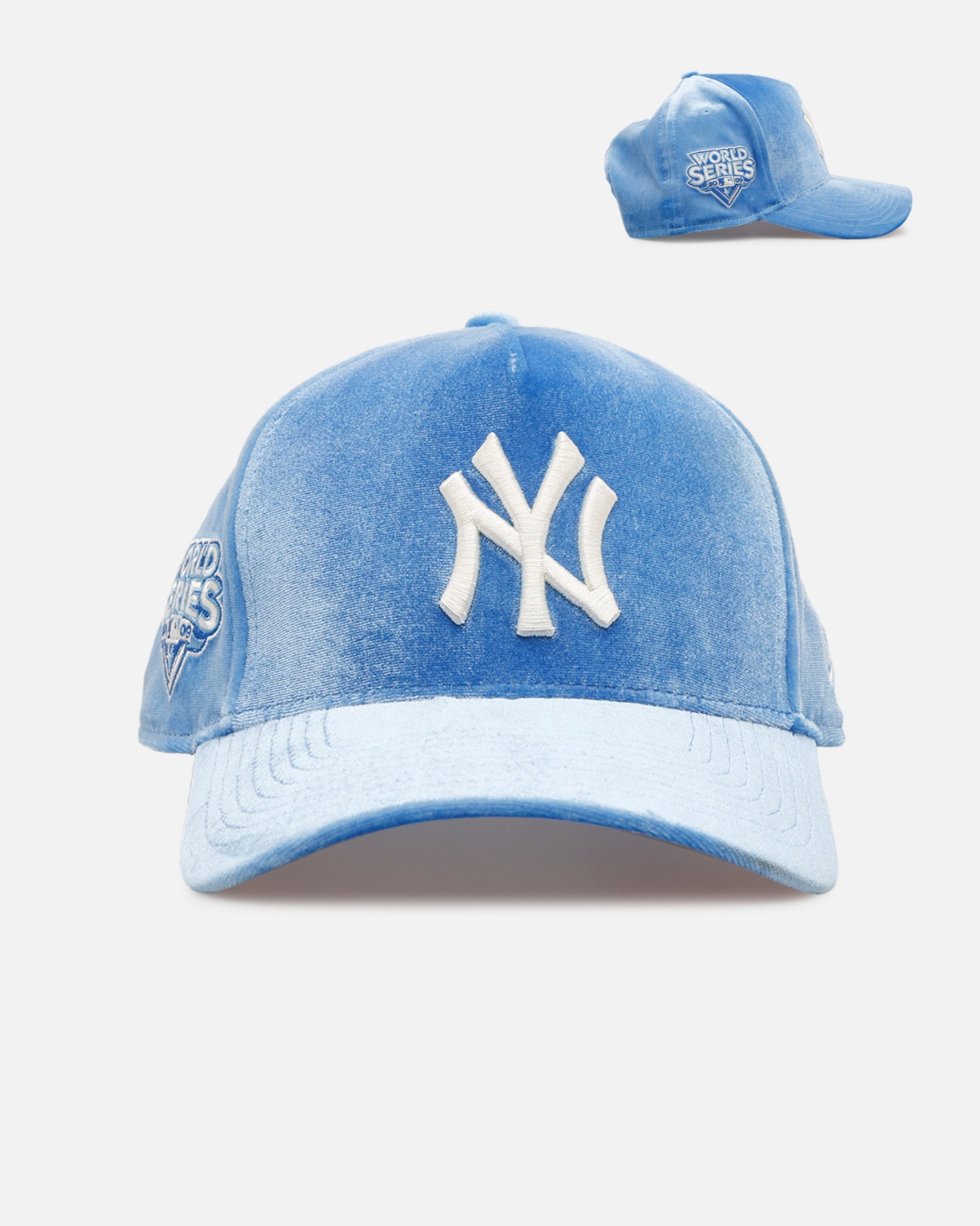 New Era New York Yankees 'Sky Velvet' 9FORTY A-Frame Snapback Sky