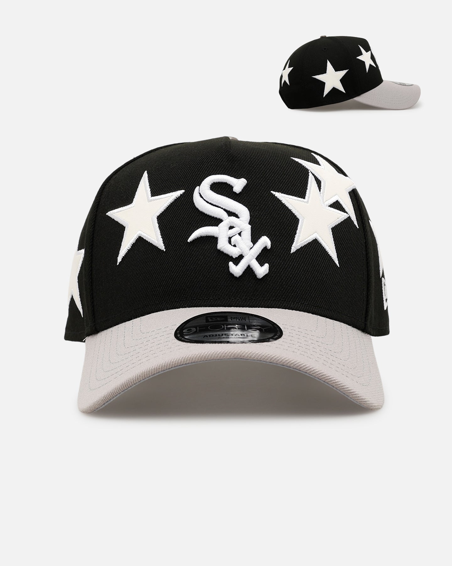 New Era Chicago White Sox 'Stars' 9FORTY A-Frame Snapback Black