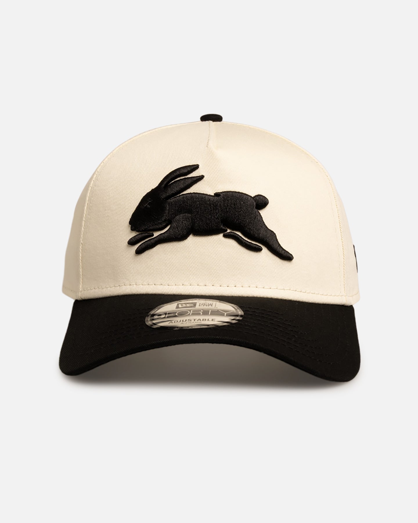 New Era South Sydney Rabbitohs 'Chrome Black' 9FORTY A-Frame