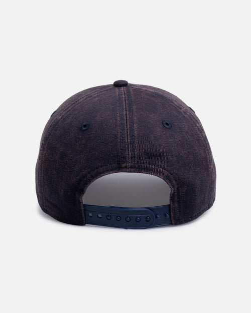 New Era New York Yankees 'Washed' 9FORTY A-Frame Snapback Dark Blue