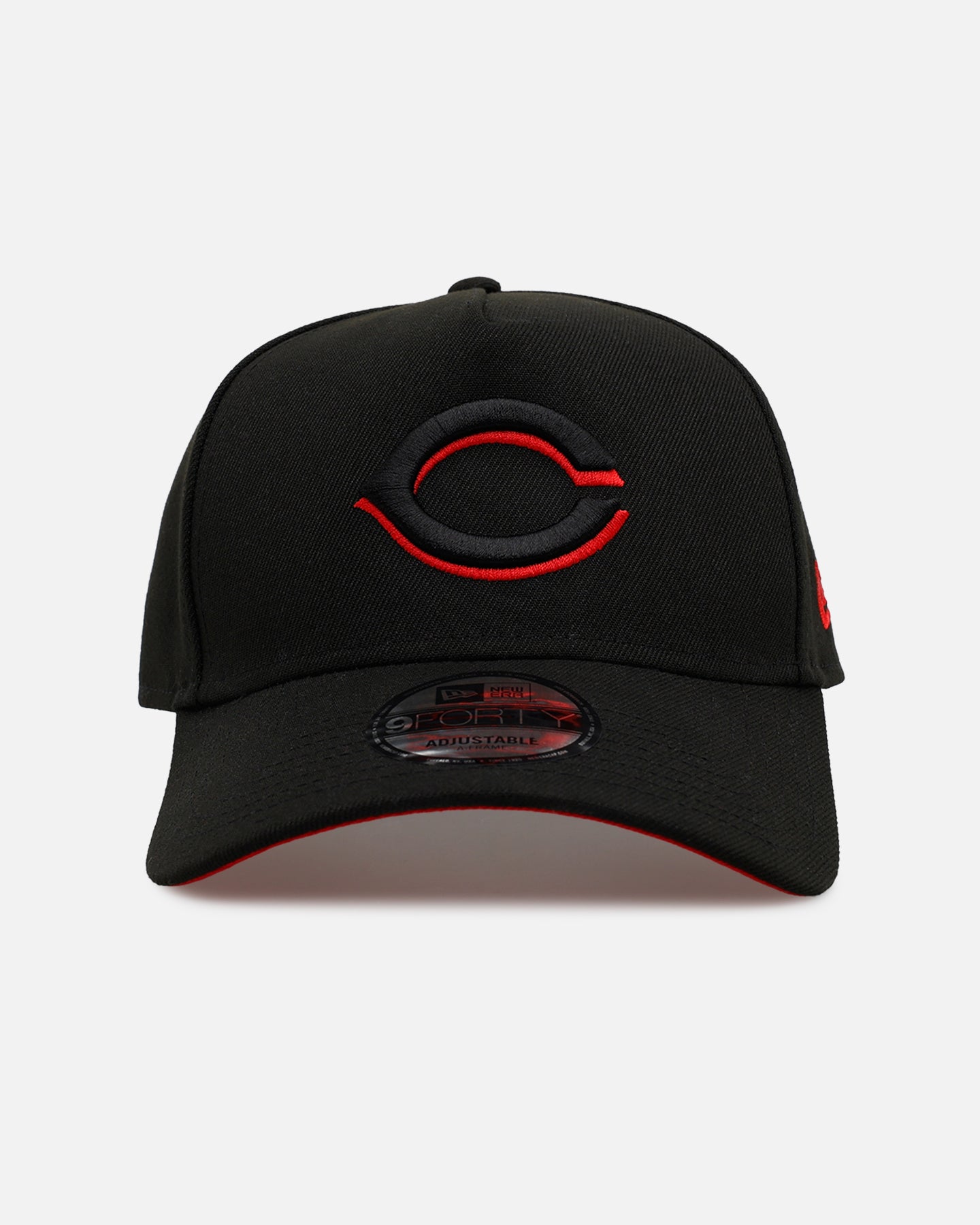 SEE SEE×NEW ERA　930CS SEESEE scarlet New Era Cincinnati Reds 'Easy Black And Scarlet' 9FORTY A-Frame