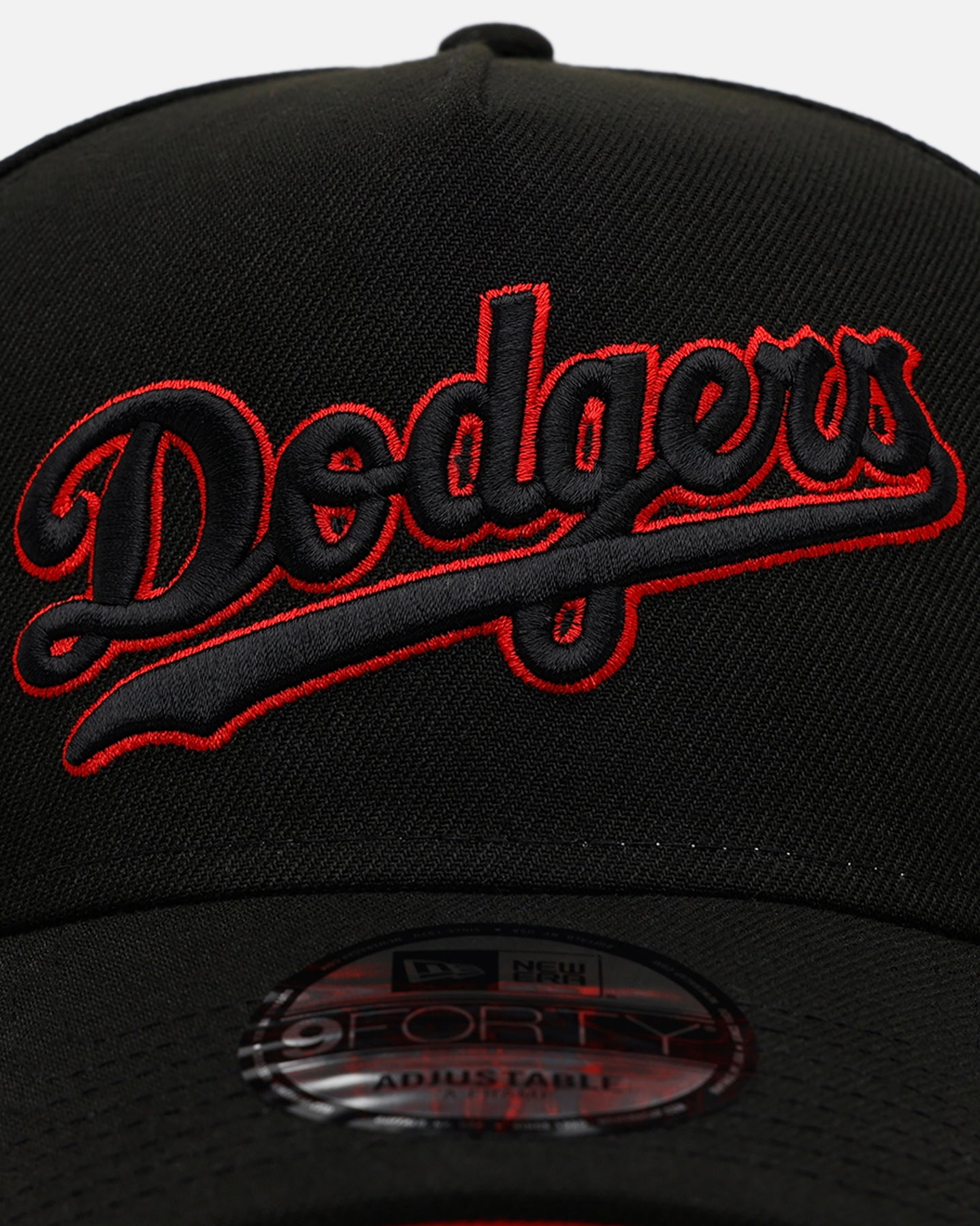 New Era Los Angeles Dodgers 'Easy Black And Scarlet' 9FORTY A