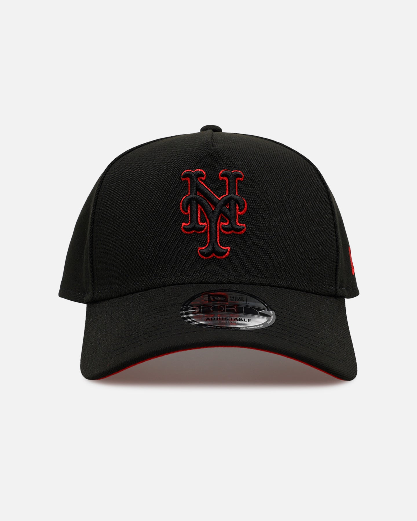 New Era New York Mets 'Easy Black And Scarlet' 9FORTY A-Frame
