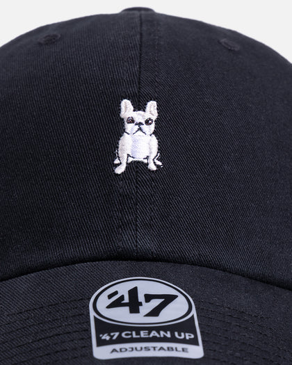 47 Brand French Bulldog 'Dog Collection' 47 Clean Up Strapback Black
