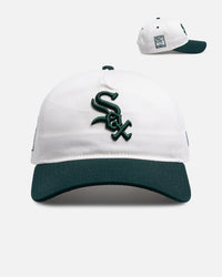 New Era Chicago White Sox 'Dark Green Chrome' 9FORTY A-Frame Snapback White/Green