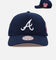 Mitchell & Ness Atlanta Braves 'Pink Side Patch' Pro Pinch Snapback Official Team Color