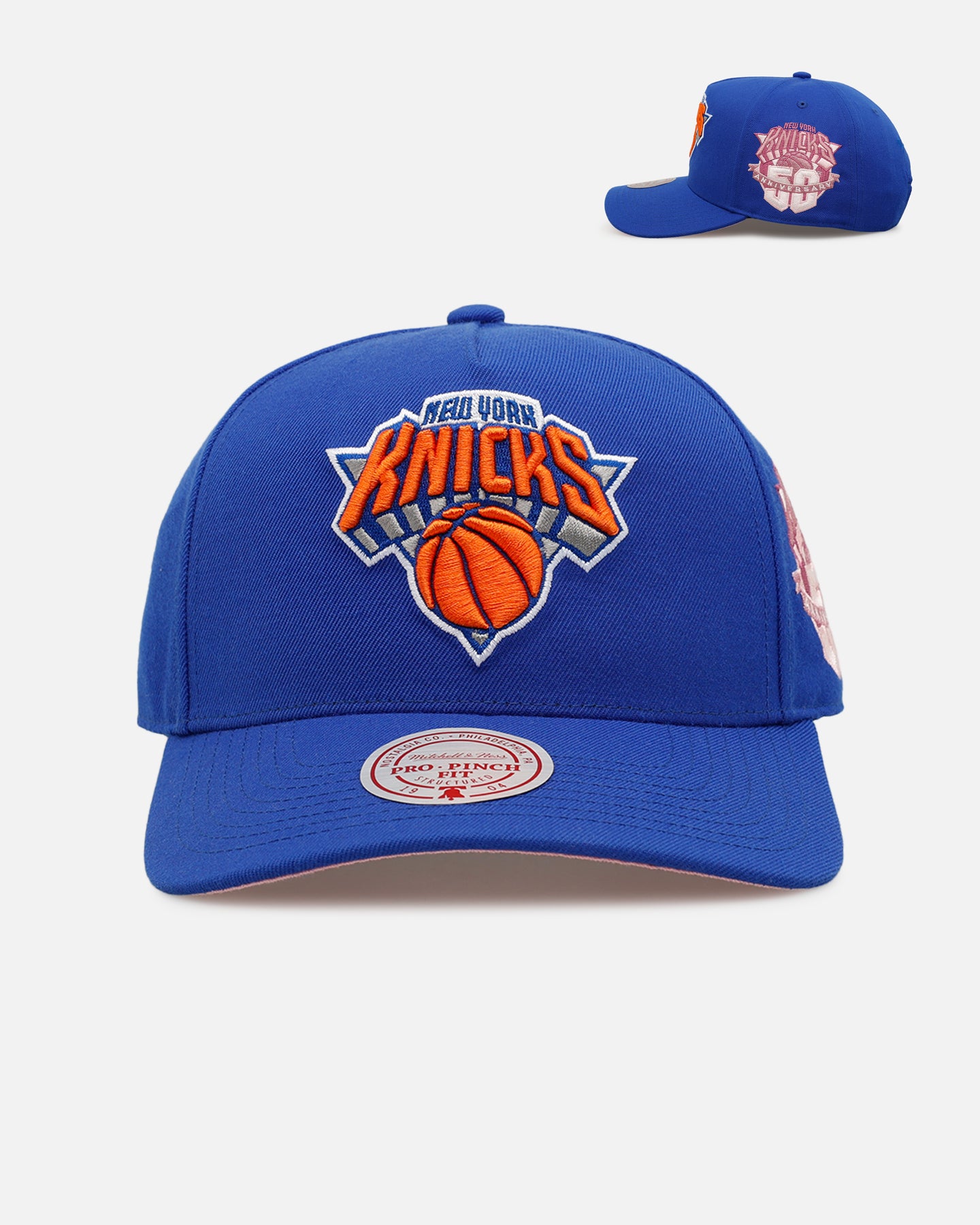 Mitchell & Ness New York Knicks 'Pink Side Patch' Pro Pinch