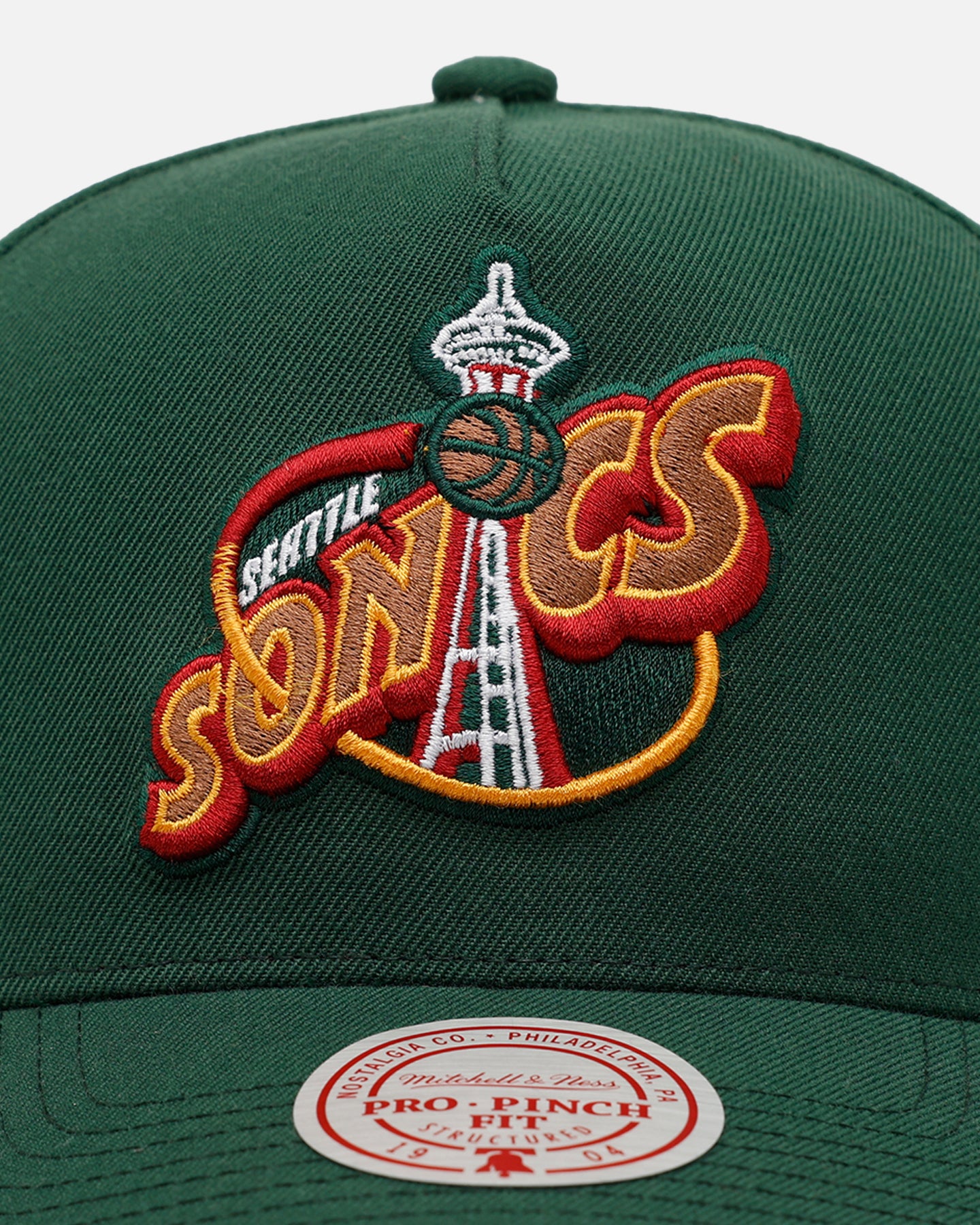 Mitchell & Ness Seattle Supersonics 'Pink Side Patch' Pro Pinch