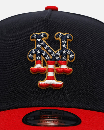 New Era New York Mets 'Forth Of July' 9FORTY A-Frame Snapback Navy/Red