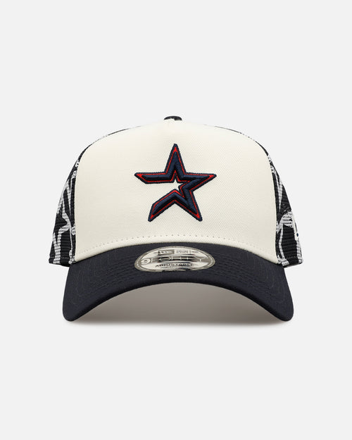 New Era Houston Astros 'Forth Of July' 9FORTY A-Frame Snapback Chrome/Navy