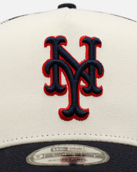 New Era New York Mets 'Forth Of July' 9FORTY A-Frame Snapback Chrome/Navy