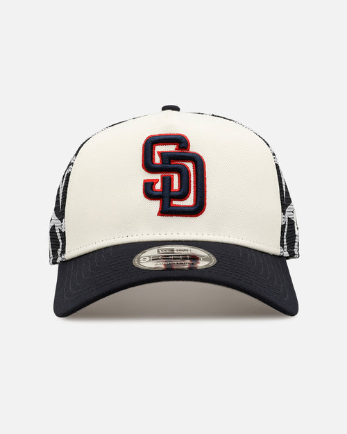 New Era San Diego Padres  'Forth Of July' 9FORTY A-Frame Snapback Chrome/Navy