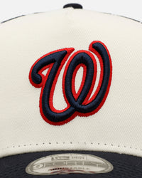 New Era Washington Nationals 'Forth Of July' 9FORTY A-Frame Snapback Chrome/Navy