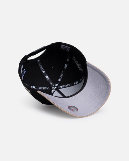 New Era Atlanta Braves 'Black Camel' 9FORTY A-Frame Snapback Black/Camel