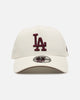 New Era Los Angeles Dodgers 'Too Clean 2.0' 9FORTY A-Frame Snapback Chrome/Maroon