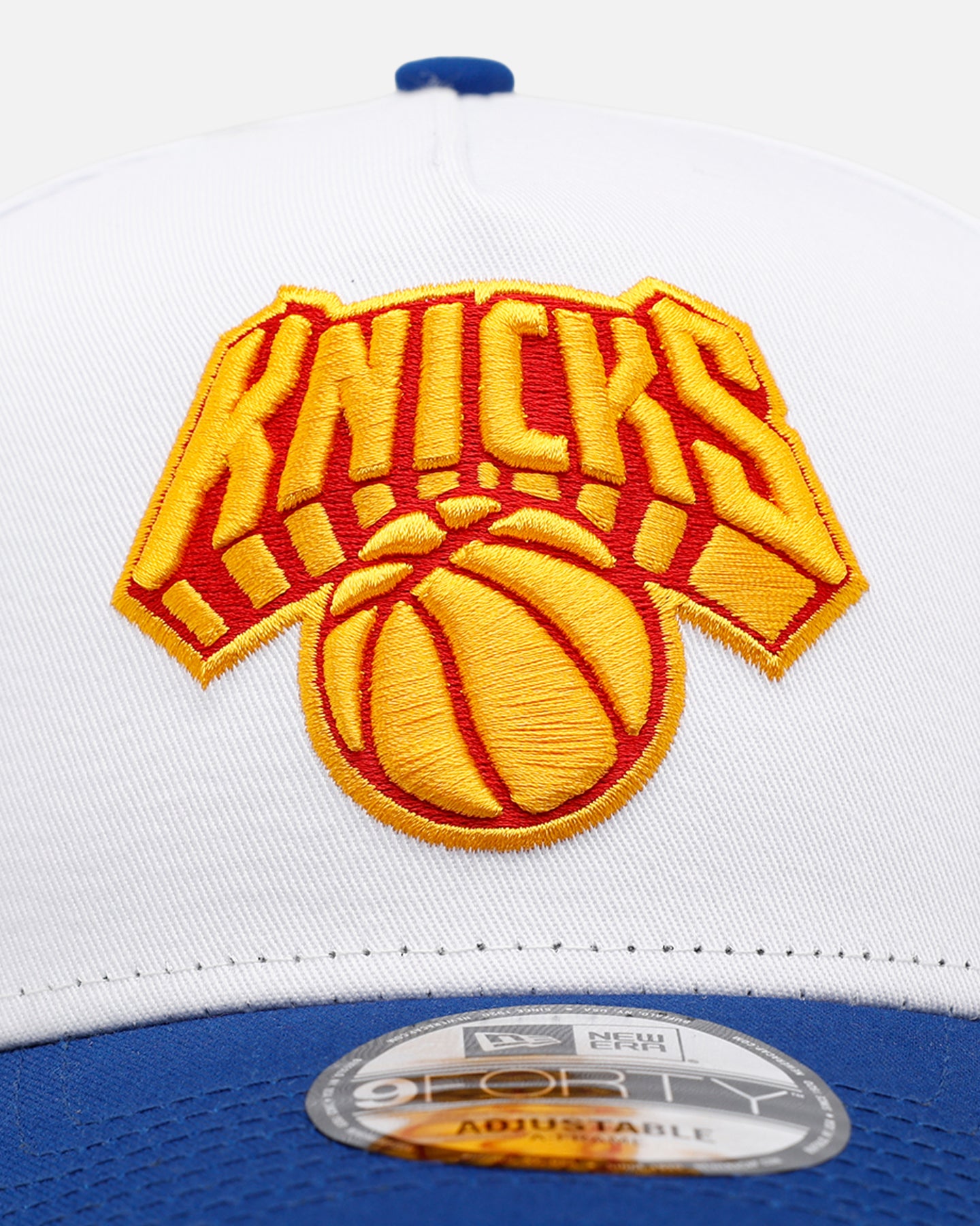 New Era New York Knicks 'Summertime' 9FORTY A-Frame Snapback White