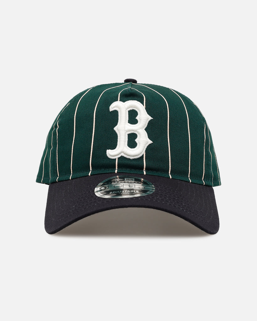 New Era Boston Red Sox 'Pinstripe' 9FORTY A-Frame Snapback Dark