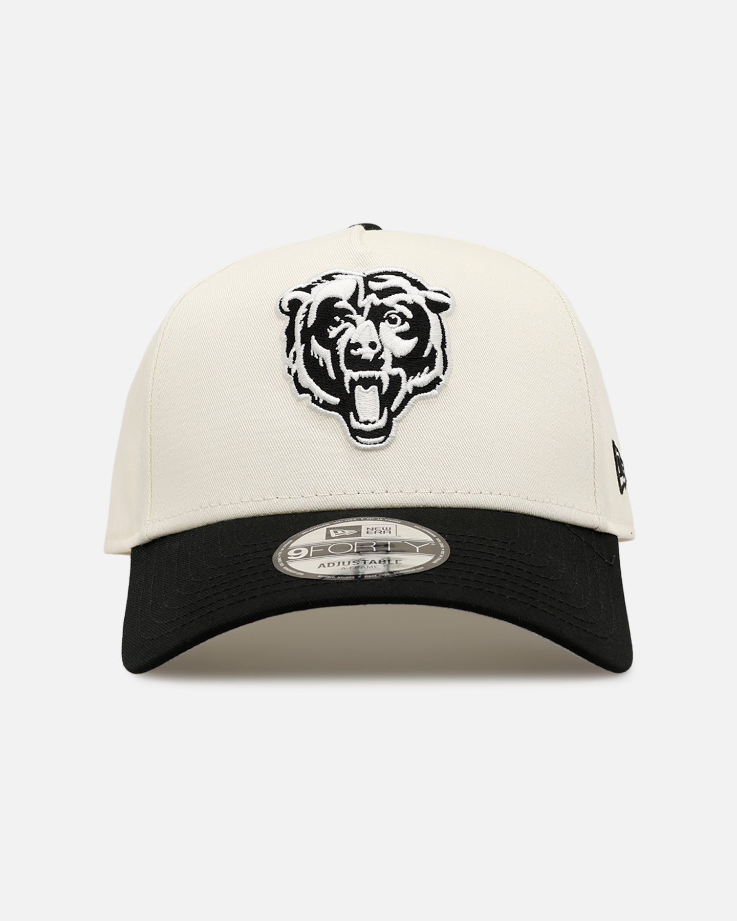 新品 New Era 9Forty NFL Cap Chicago Bears New Era Chicago Bears 'Easy Chrome Black' 9FORTY A-Frame Snapback
