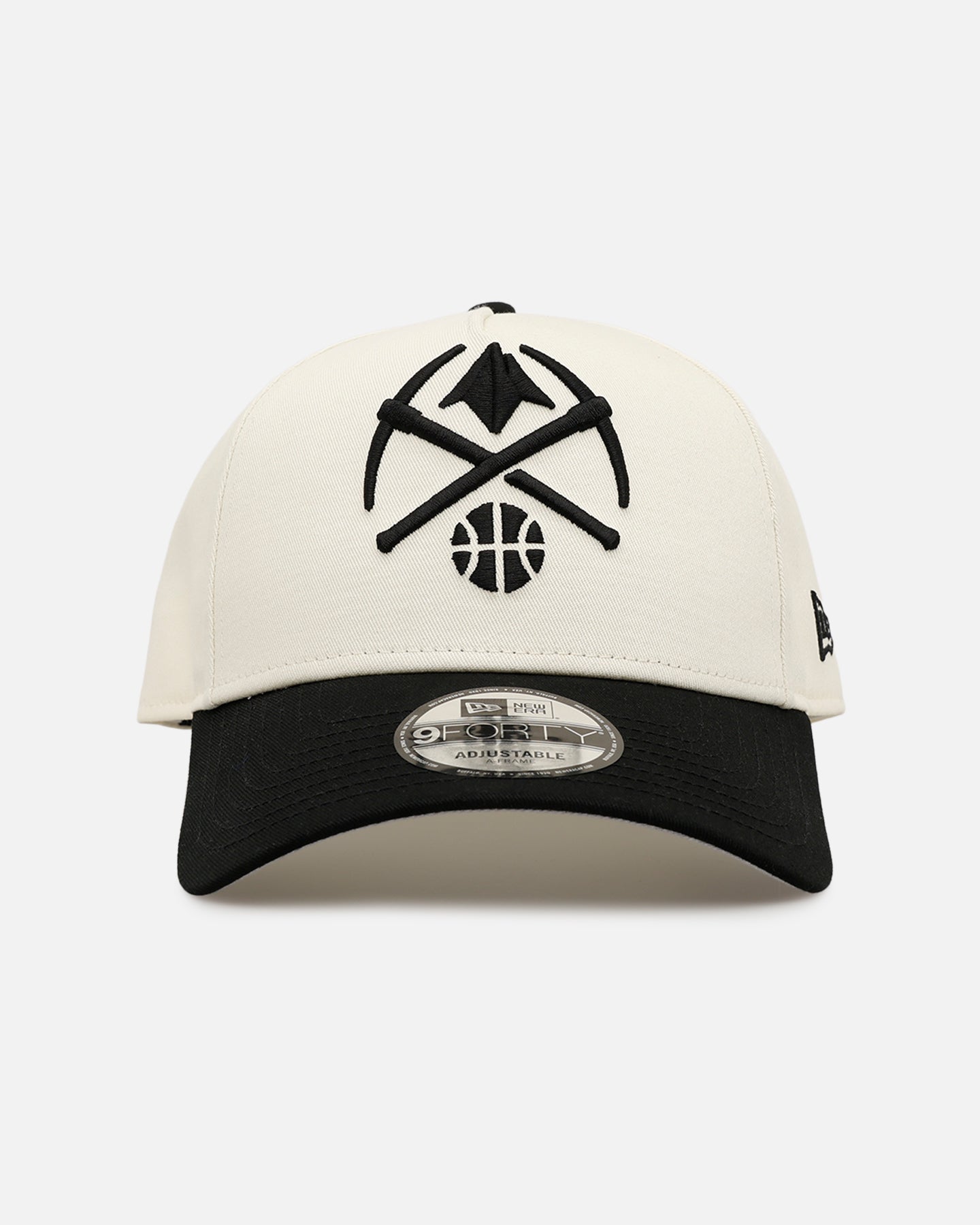 New Era Denver Nuggets 'Easy Chrome Black' 9FORTY A-Frame Snapback