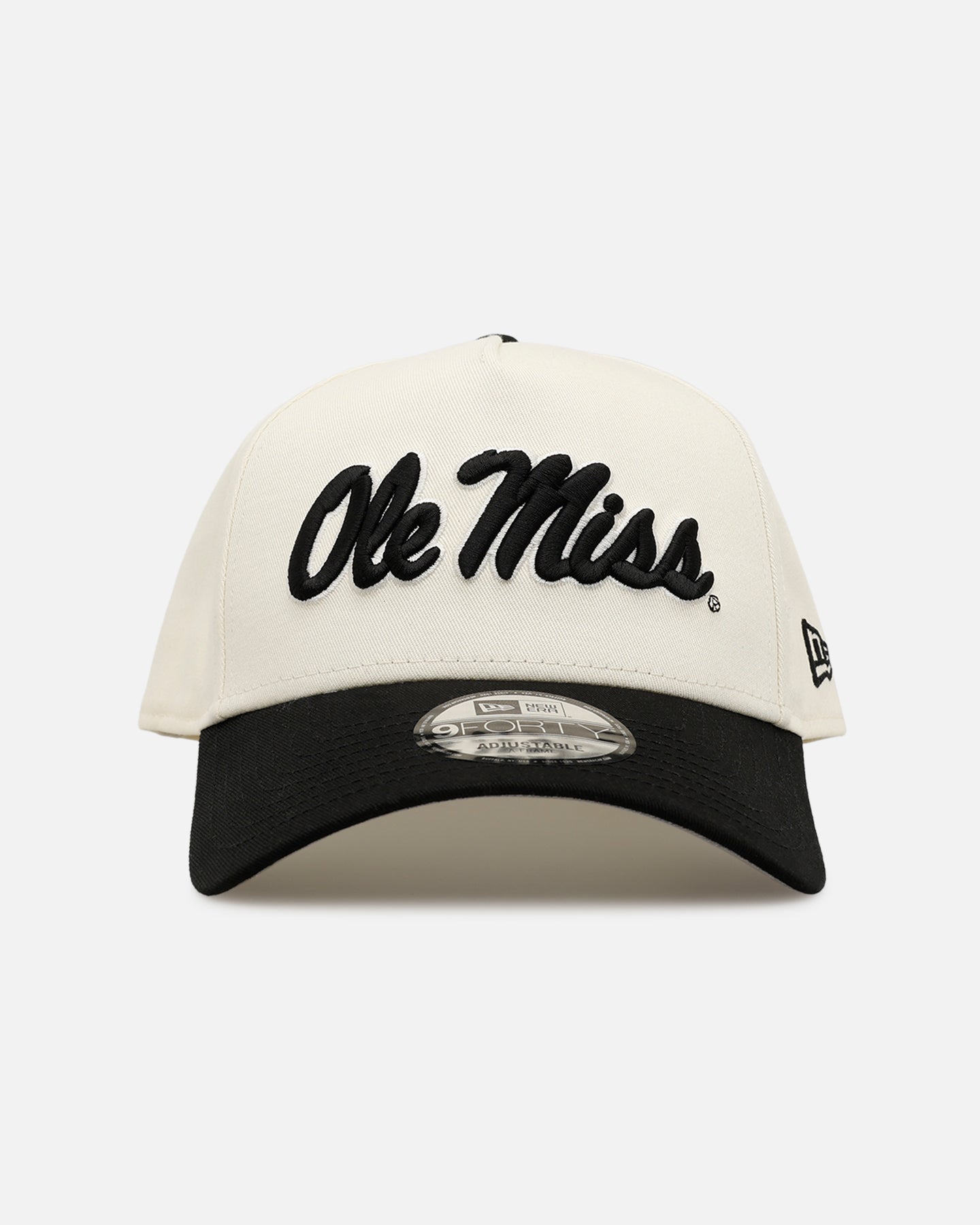 New Era Ole Miss Rebels 'Easy Chrome Black' 9FORTY A-Frame